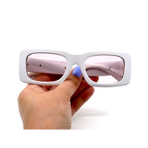 NEW VERSACE VE4444U 314/5 WHITE PINK AUTHENTIC SUNGLASSES - Picture 12 of 15